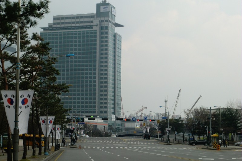 Samsung Electronics headquarters building in South Korea